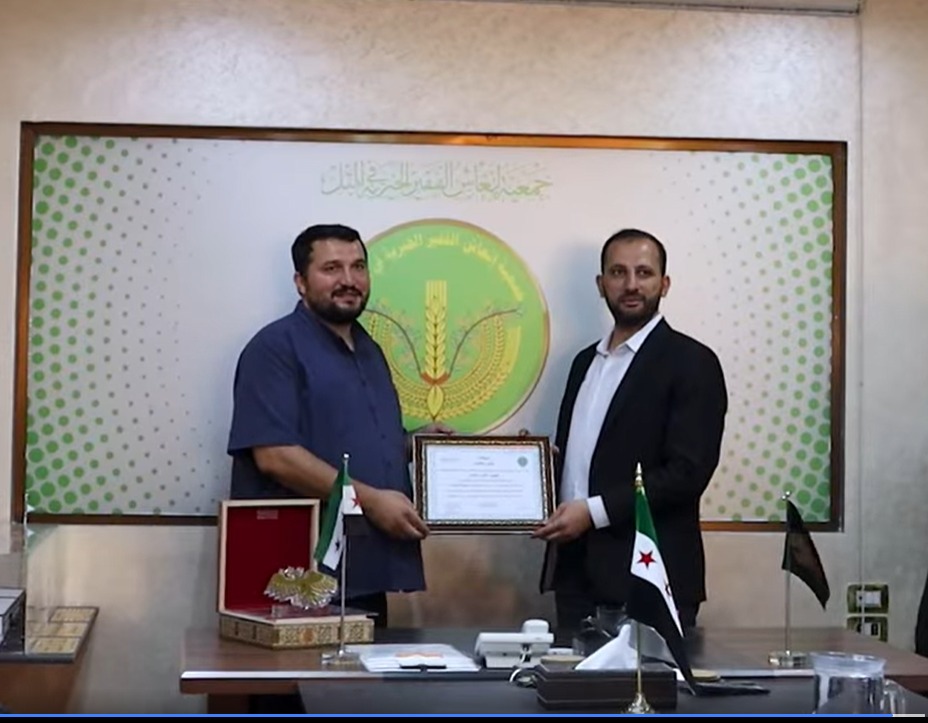 استقبال جمعية إنعاش الفقير الخيرية السيد أكرم دوغان